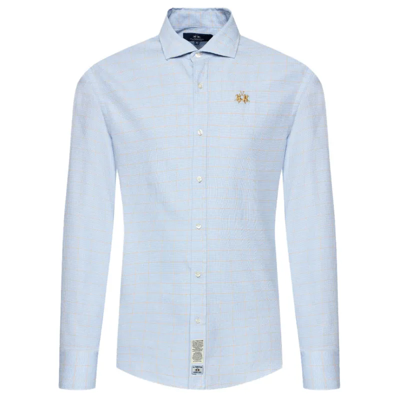 la martina - Shirts - wmc015-pp655-azzurro sold by Siebentaschen