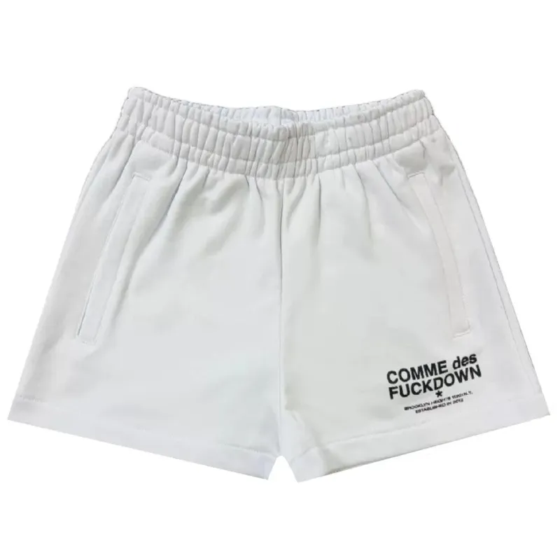 comme des fuckdown - shorts - cfabw-00098-bianco sold by Siebentaschen