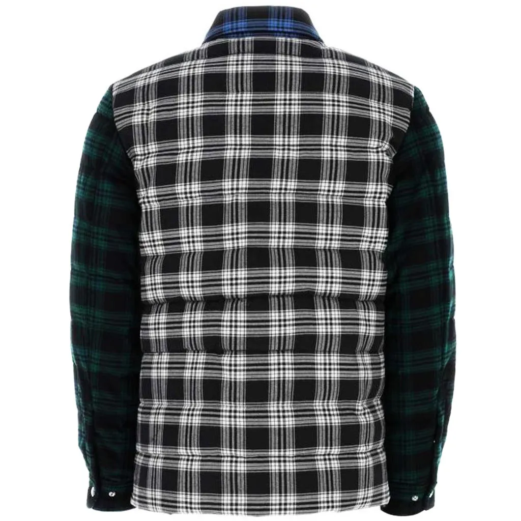 Woolrich multicoloured checked cotton shirt jacket sold by Siebentaschen product image thumbnail 2