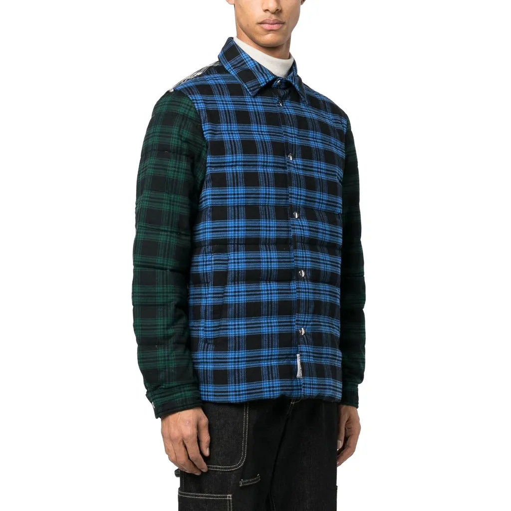 Woolrich multicoloured checked cotton shirt jacket sold by Siebentaschen product image thumbnail 3