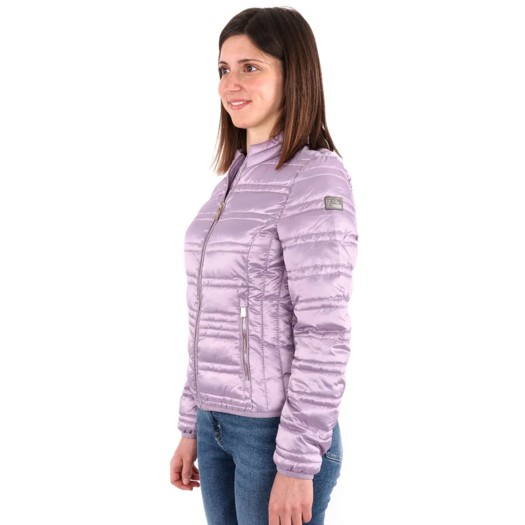 Yes Zee lightweight quilted short down jacket purple sold by Siebentaschen product image thumbnail 3