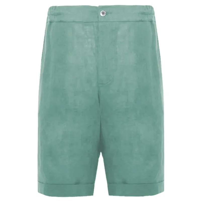 alpha studio - shorts - au-5413q-1297-verde sold by Siebentaschen