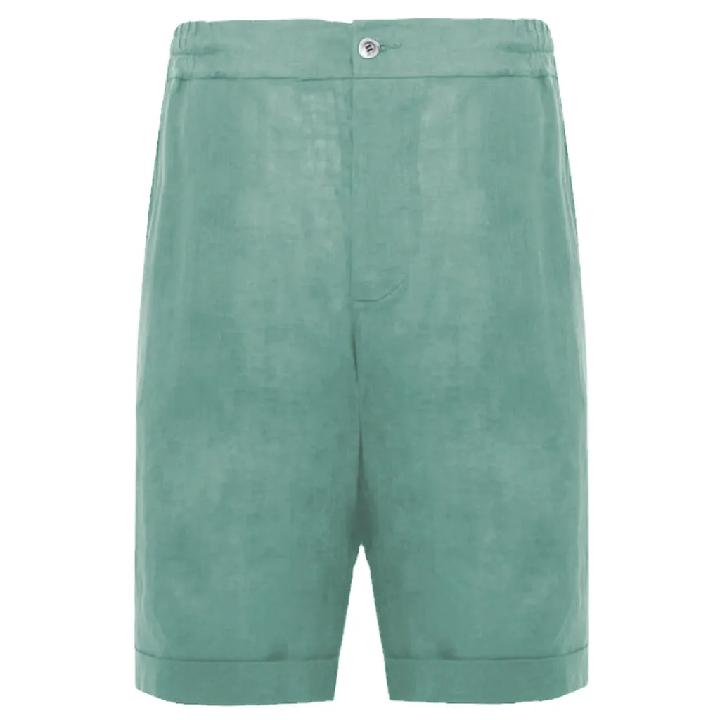 alpha studio - shorts - au-5413q-1297-verde sold by Siebentaschen