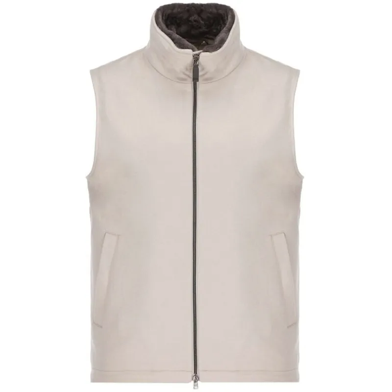 herno - Vest - gi000309u-38020-beige sold by Siebentaschen