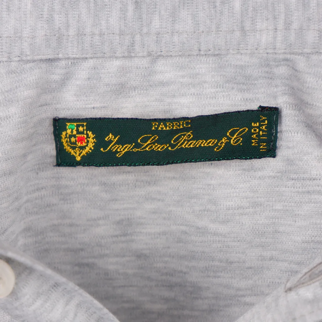 loro piana tessuto - Polo - Piana-polo-grigio sold by Siebentaschen product image thumbnail 3