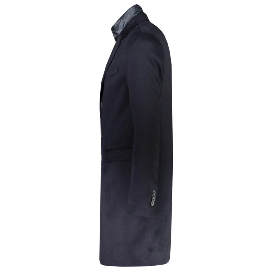 Herno 100% cashmere coat, blue sold by Siebentaschen product image thumbnail 2