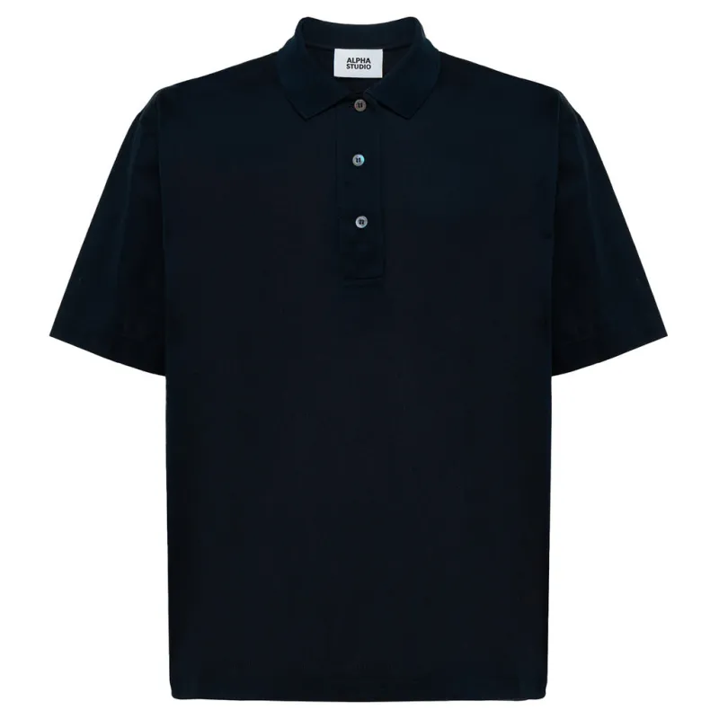 alpha studio - Polo - au-5442b-1251-darkblu sold by Siebentaschen