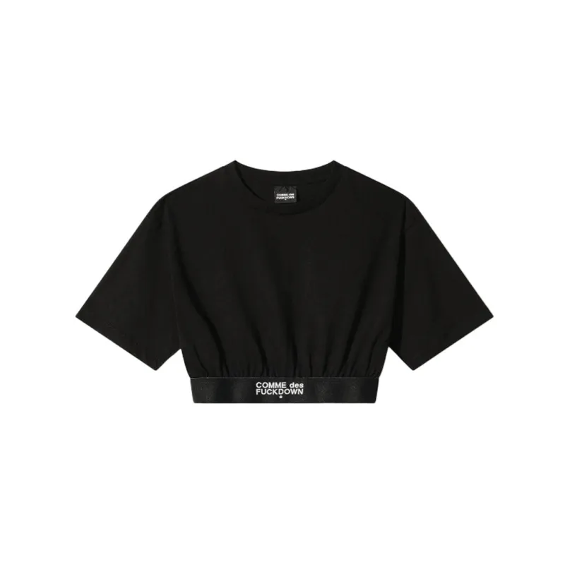 comme des fuckdown - T-shirt & Top - cfabw-00080-nero sold by Siebentaschen