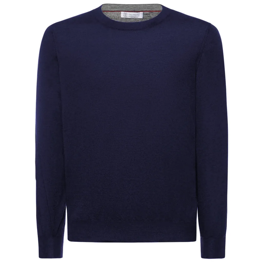 brunello cucinelli - Sweaters - m2300100-cw438-blu sold by Siebentaschen