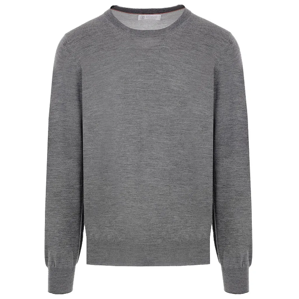 brunello cucinelli - Sweaters - m2300100-cw438-grigio sold by Siebentaschen
