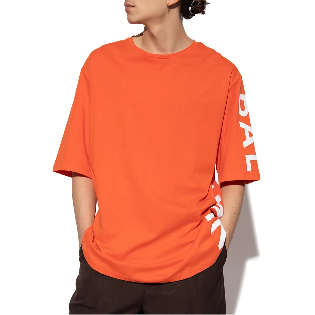 Balmain cotton t-shirt with short sleeves, orange sold by Siebentaschen product image thumbnail 3