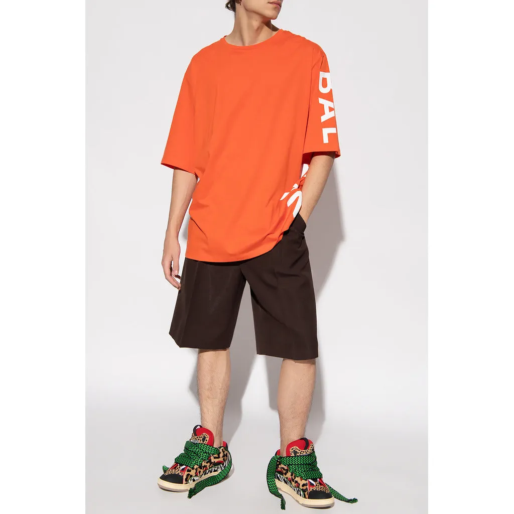 Balmain cotton t-shirt with short sleeves, orange sold by Siebentaschen product image thumbnail 5