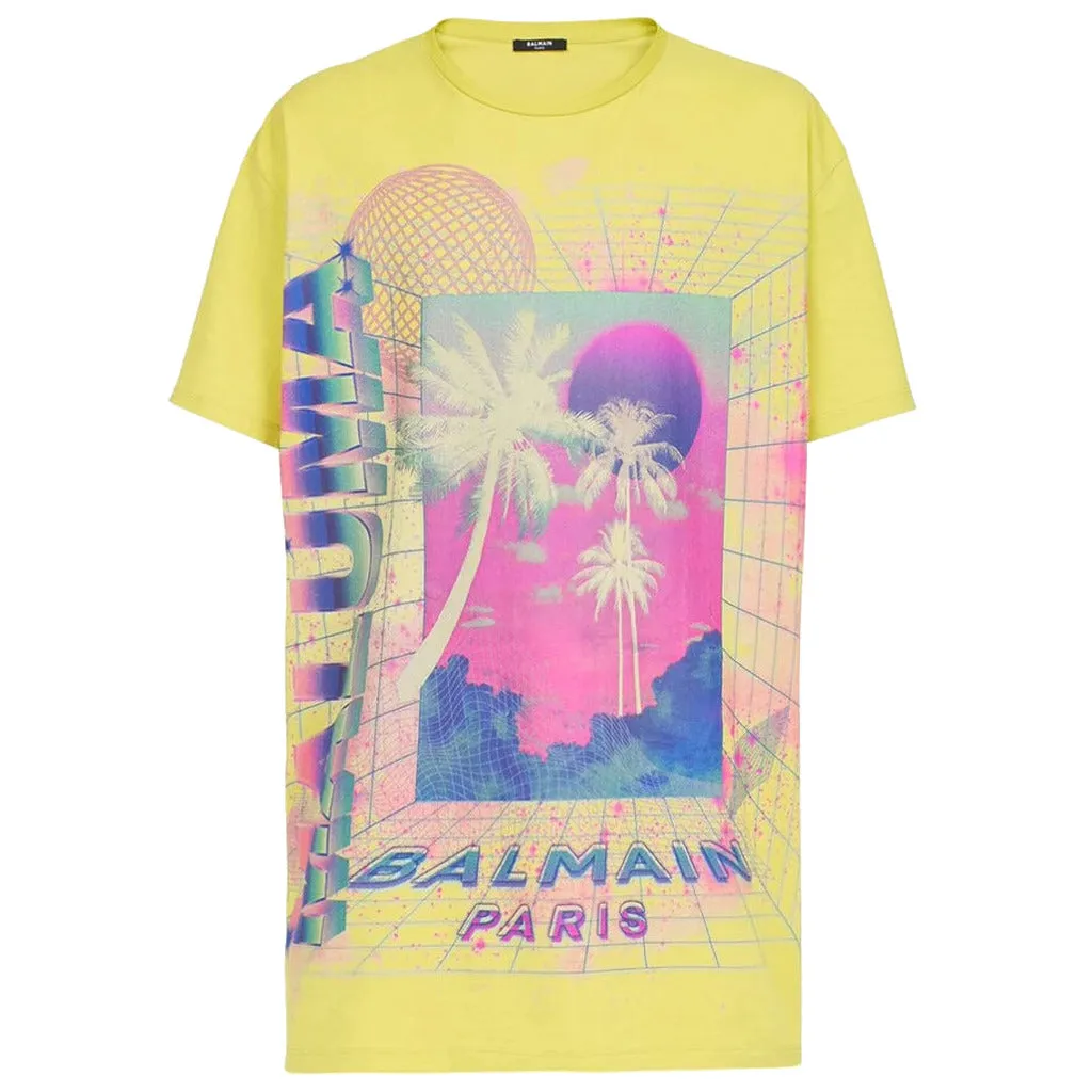 balmain - T-shirt & Top - vh4eh000-g076-giallo sold by Siebentaschen