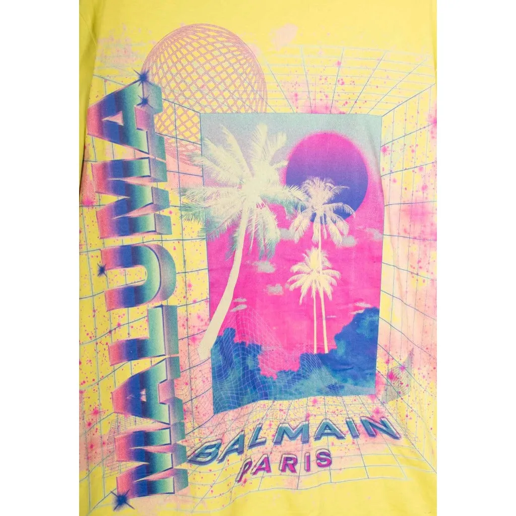 balmain - T-shirt & Top - vh4eh000-g076-giallo sold by Siebentaschen product image thumbnail 2
