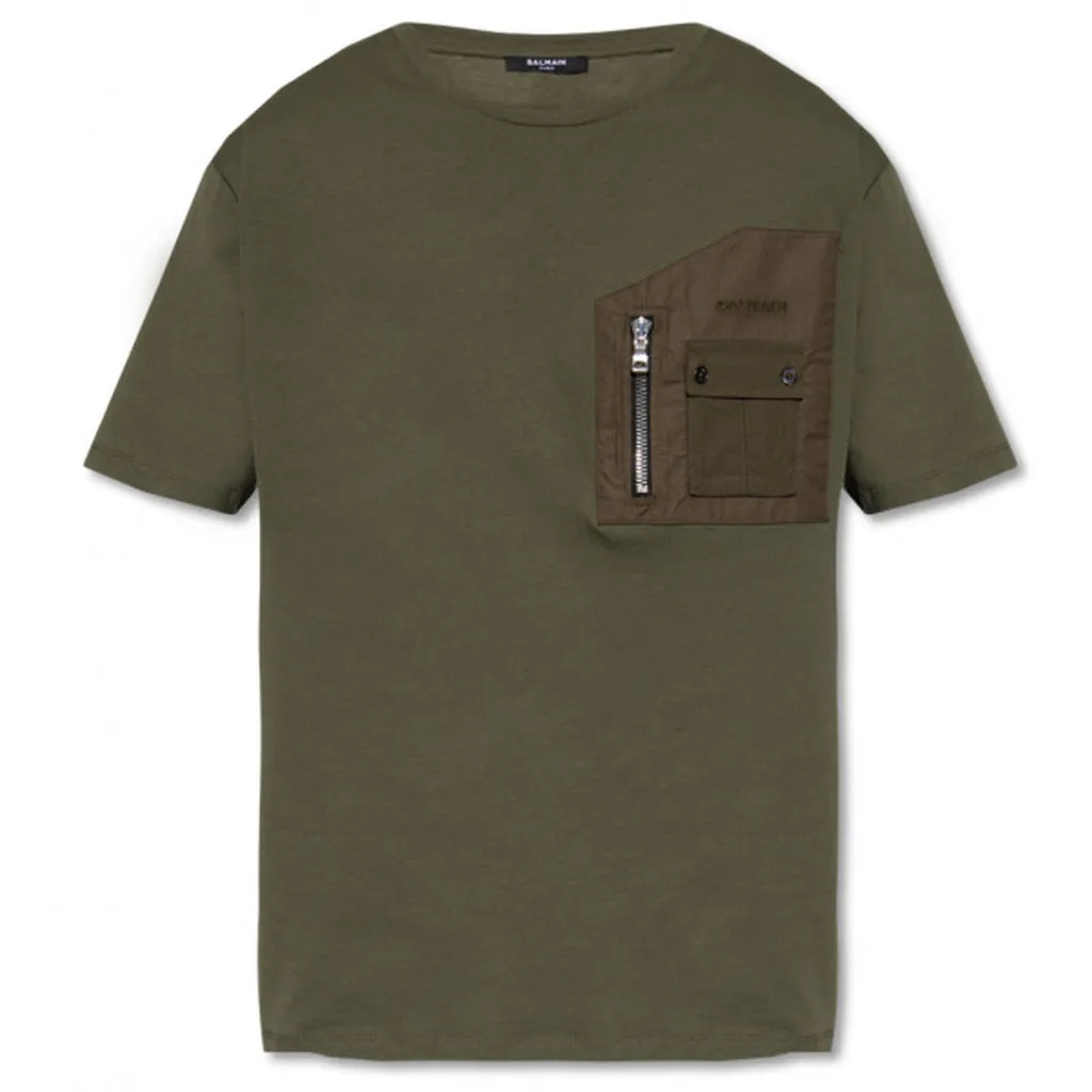 balmain - T-shirt & Top - wh0ef040-m017-verde sold by Siebentaschen product image thumbnail 4