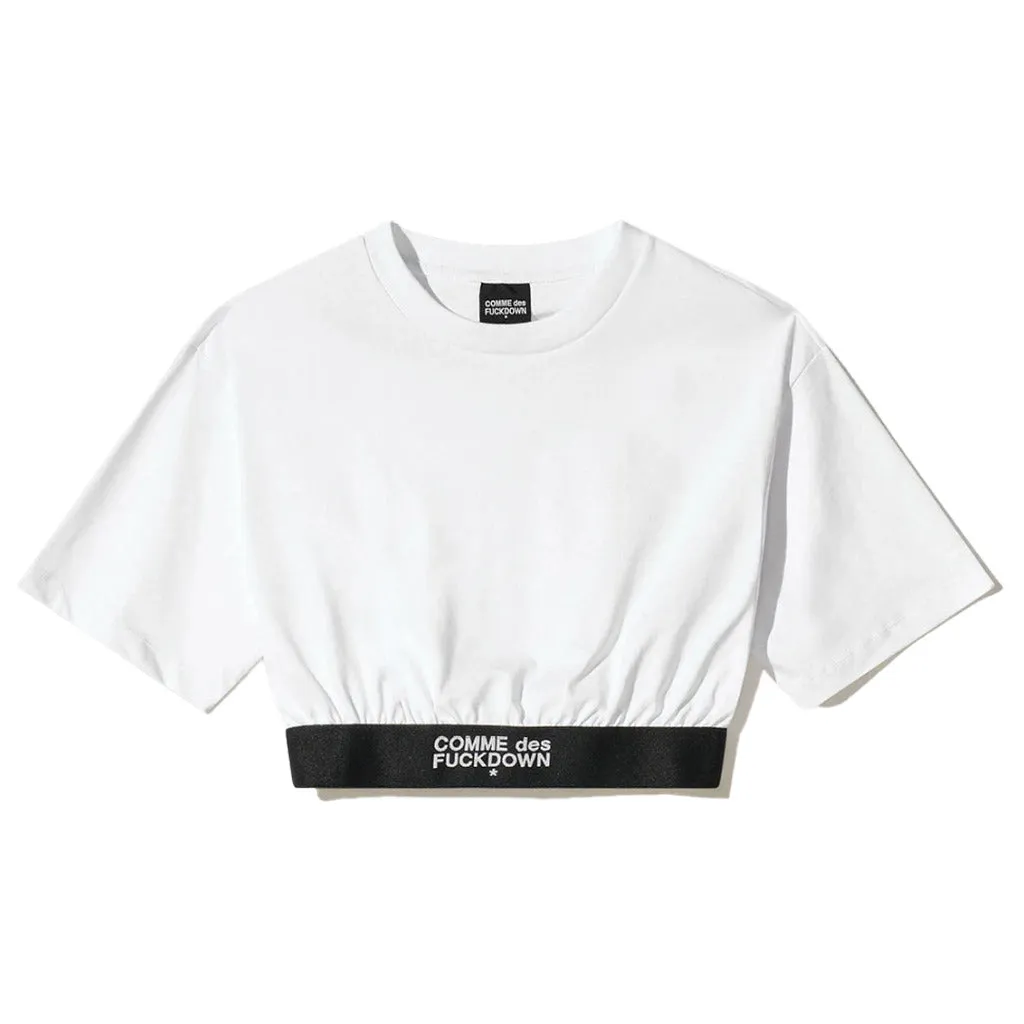 comme des fuckdown - T-shirt & Top - cfabw-01259-bianco sold by Siebentaschen