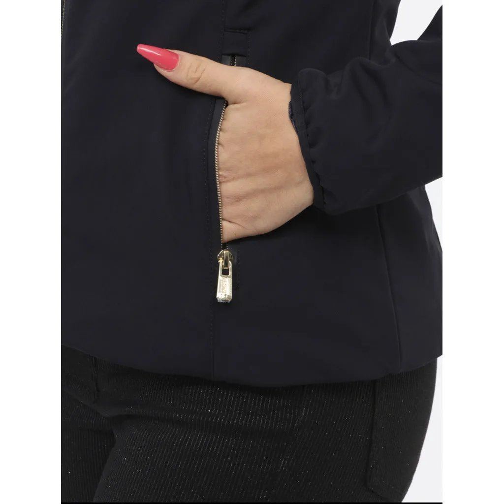 Yes Zee padded jacket with removable hood blue sold by Siebentaschen product image thumbnail 4