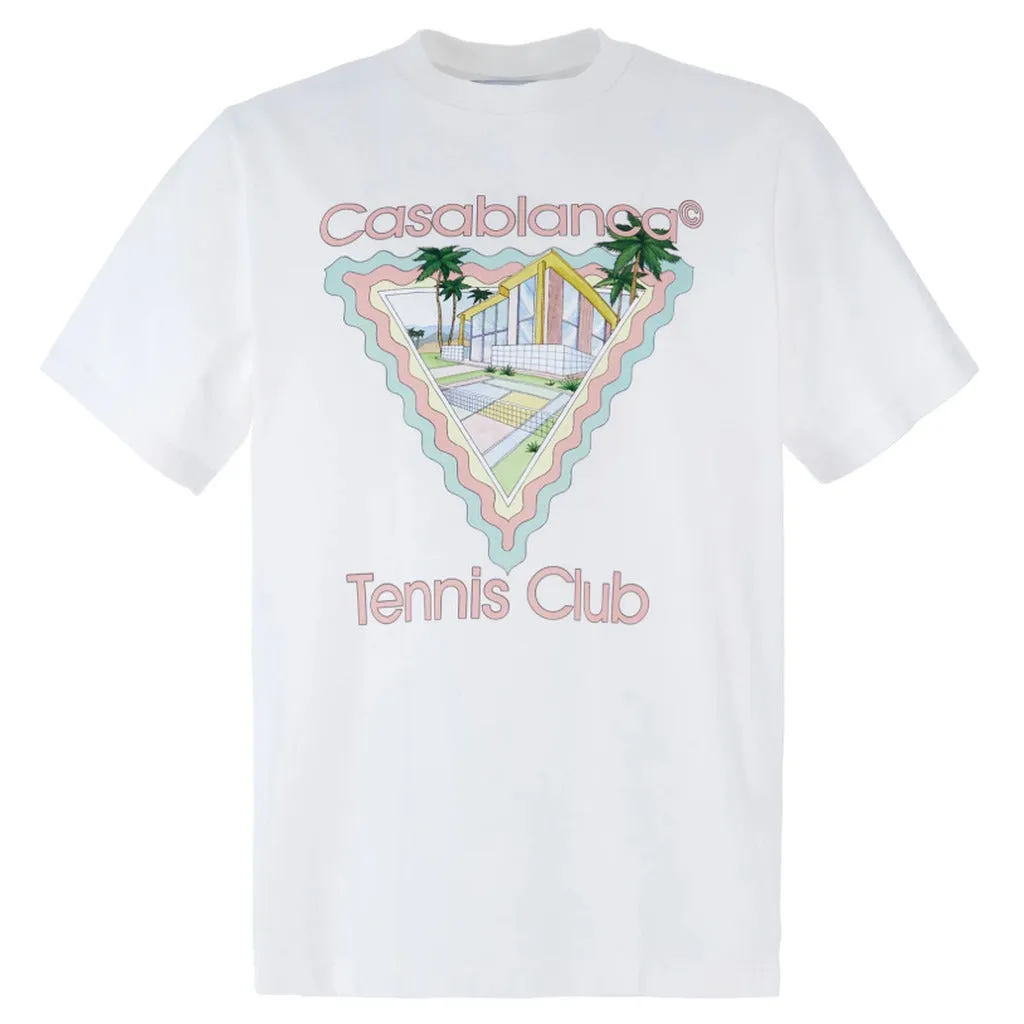 casablanca - T-shirt & Top - mpf24-jts-001white sold by Siebentaschen