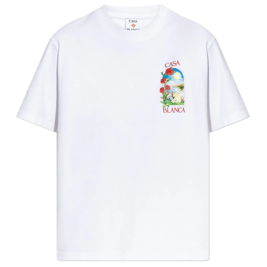 casablanca - T-shirt & Top - ms25-jts001-12white sold by Siebentaschen