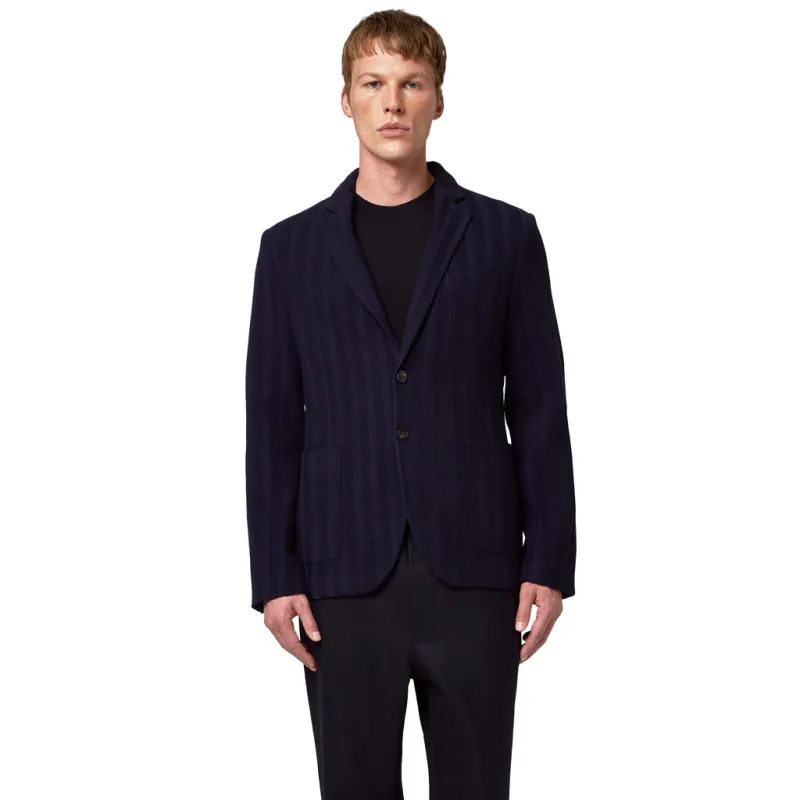 alpha studio - Formal Jacket - au-7300n-9000-blu made by Siebentaschen