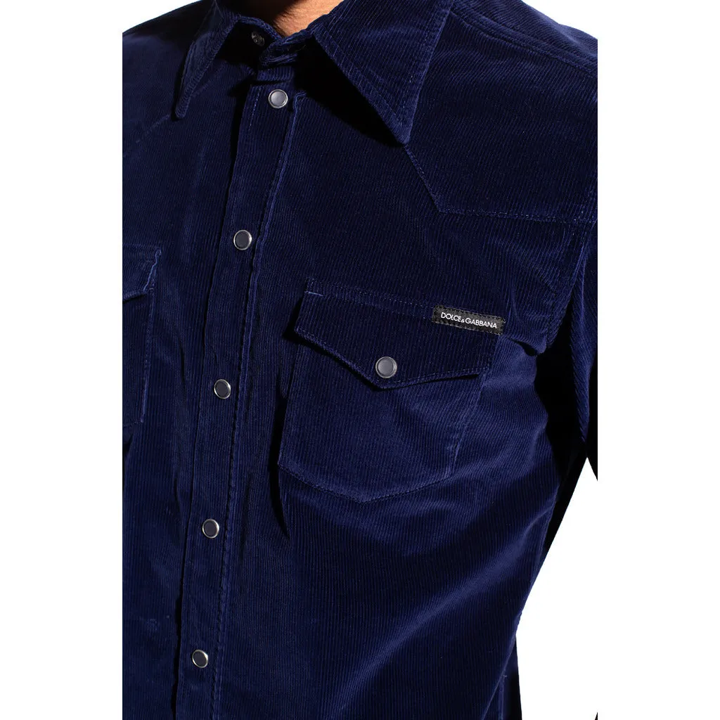 dolce & gabbana - Shirts - g5jc8t-g8ed4-blu sold by Siebentaschen product image thumbnail 4