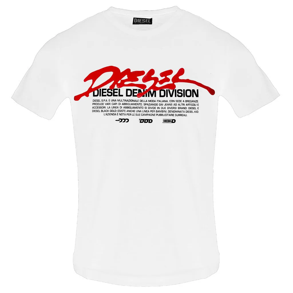 diesel - T-shirt & Top - a19700-rhqbg-bianco sold by Siebentaschen
