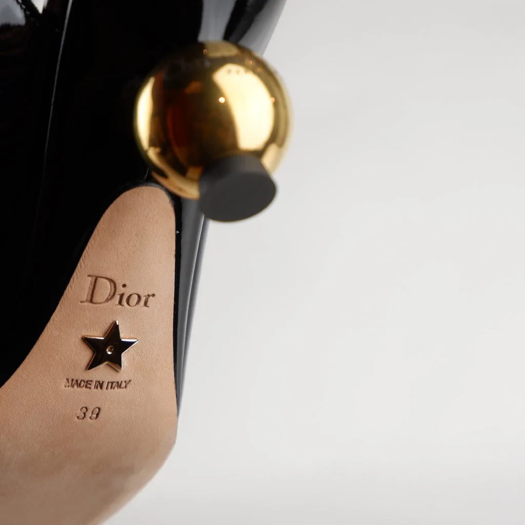 Dior boot patent cafskin leather, black sold by Siebentaschen product image thumbnail 4