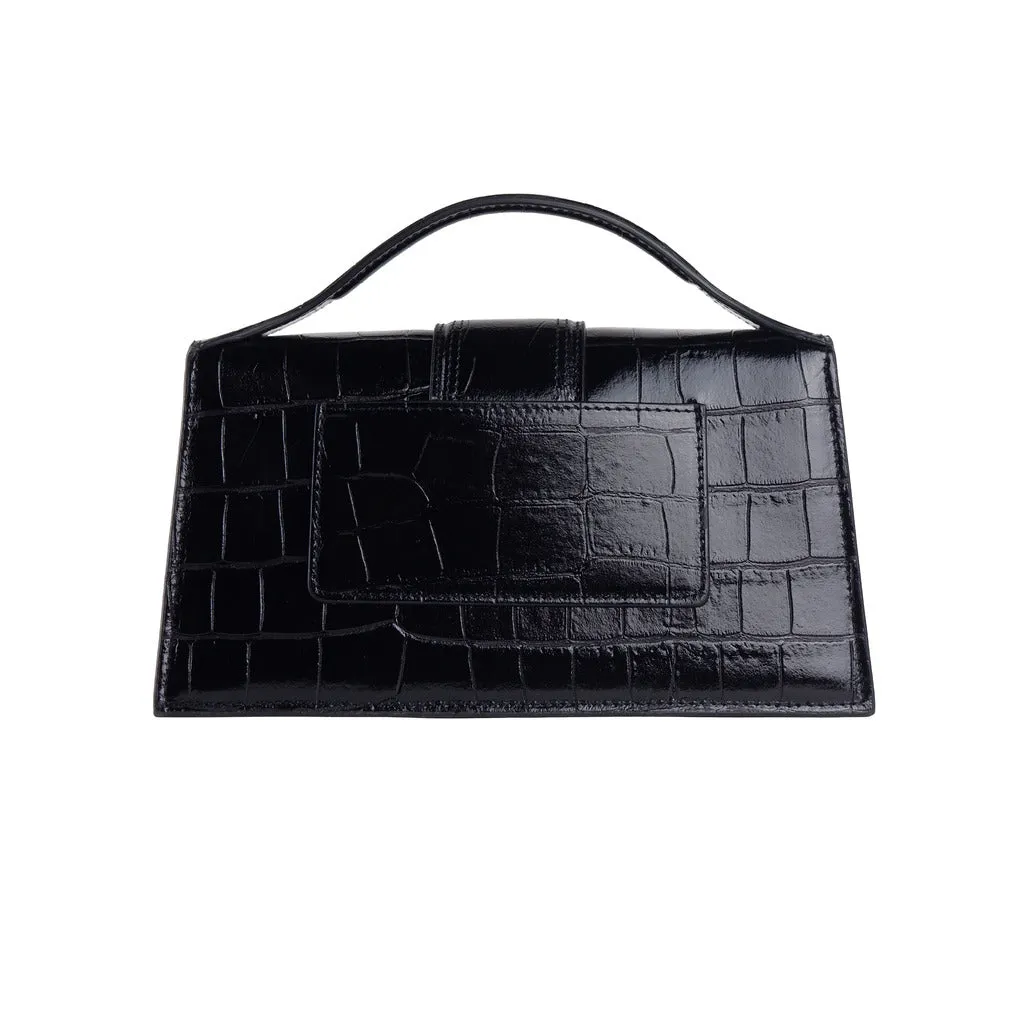 jacquemus - Crossbody Bags - baw00007-black-croco sold by Siebentaschen product image thumbnail 3
