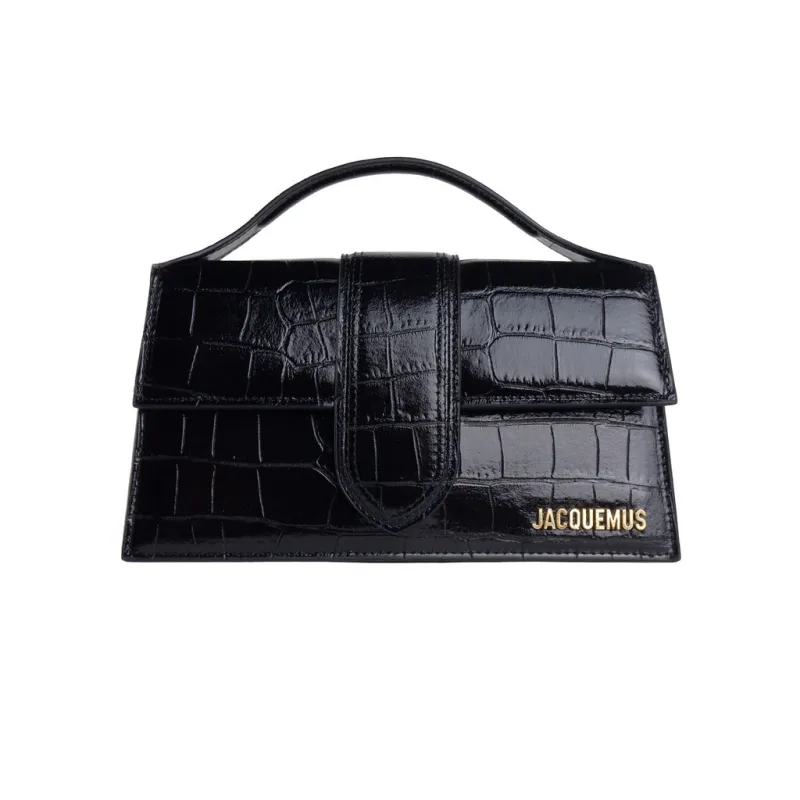 jacquemus - Crossbody Bags - baw00007-black-croco sold by Siebentaschen