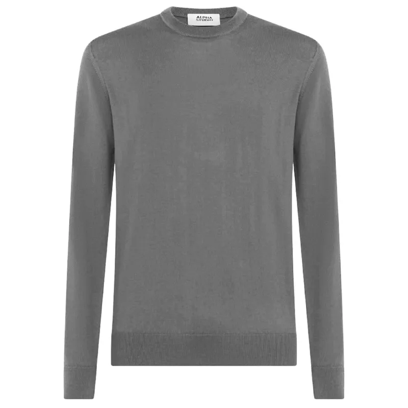 alpha studio - Sweaters - au-7000ce-flanella sold by Siebentaschen