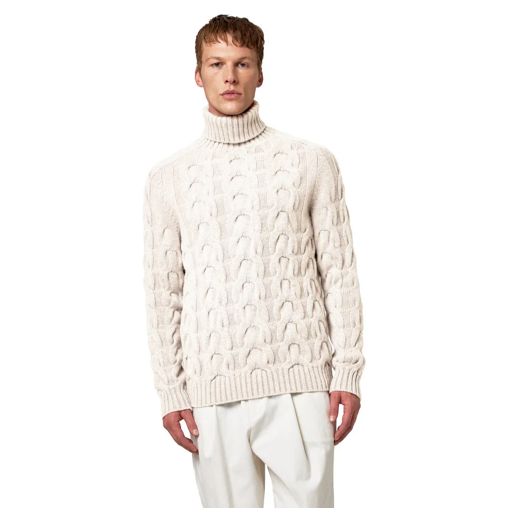 alpha studio - Sweaters - au-7167g-latte sold by Siebentaschen