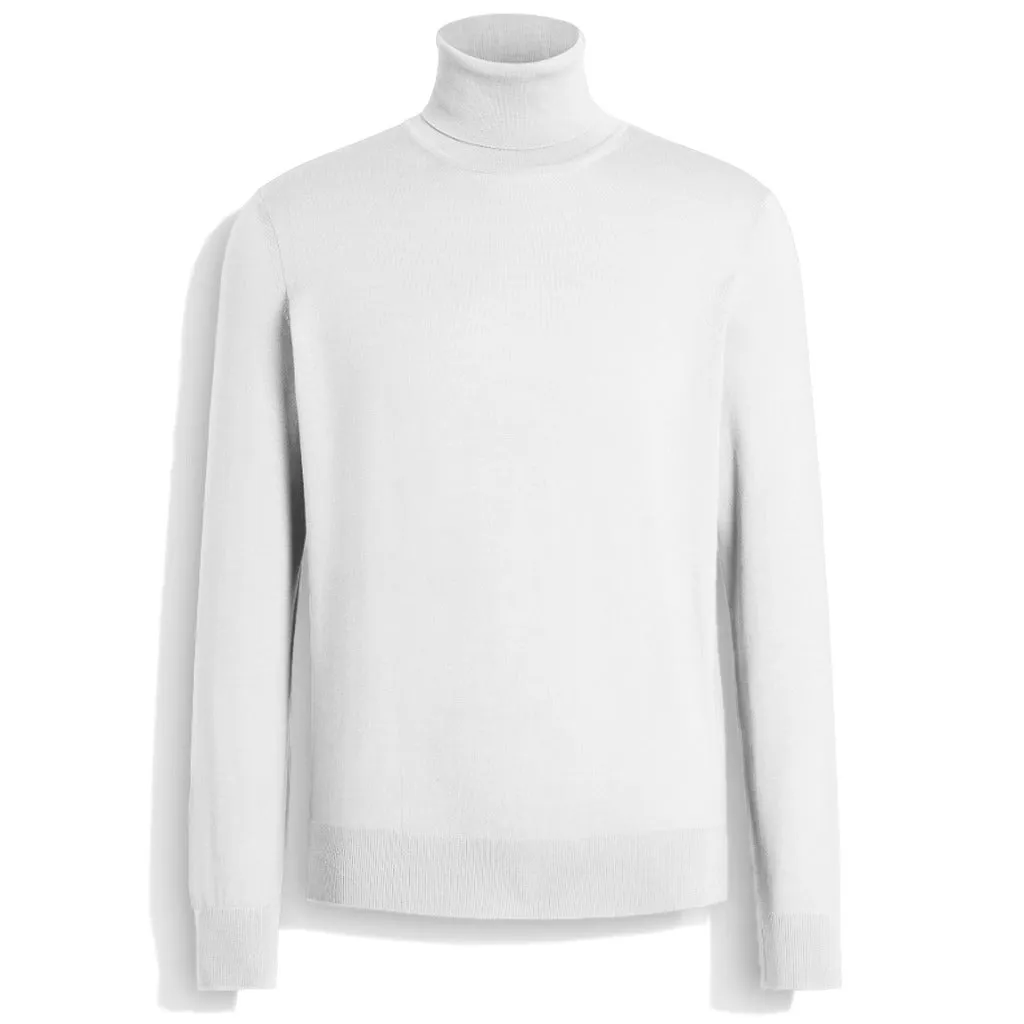 emilio romanelli - Sweaters - 87103-dolcevita-110stucco sold by Siebentaschen
