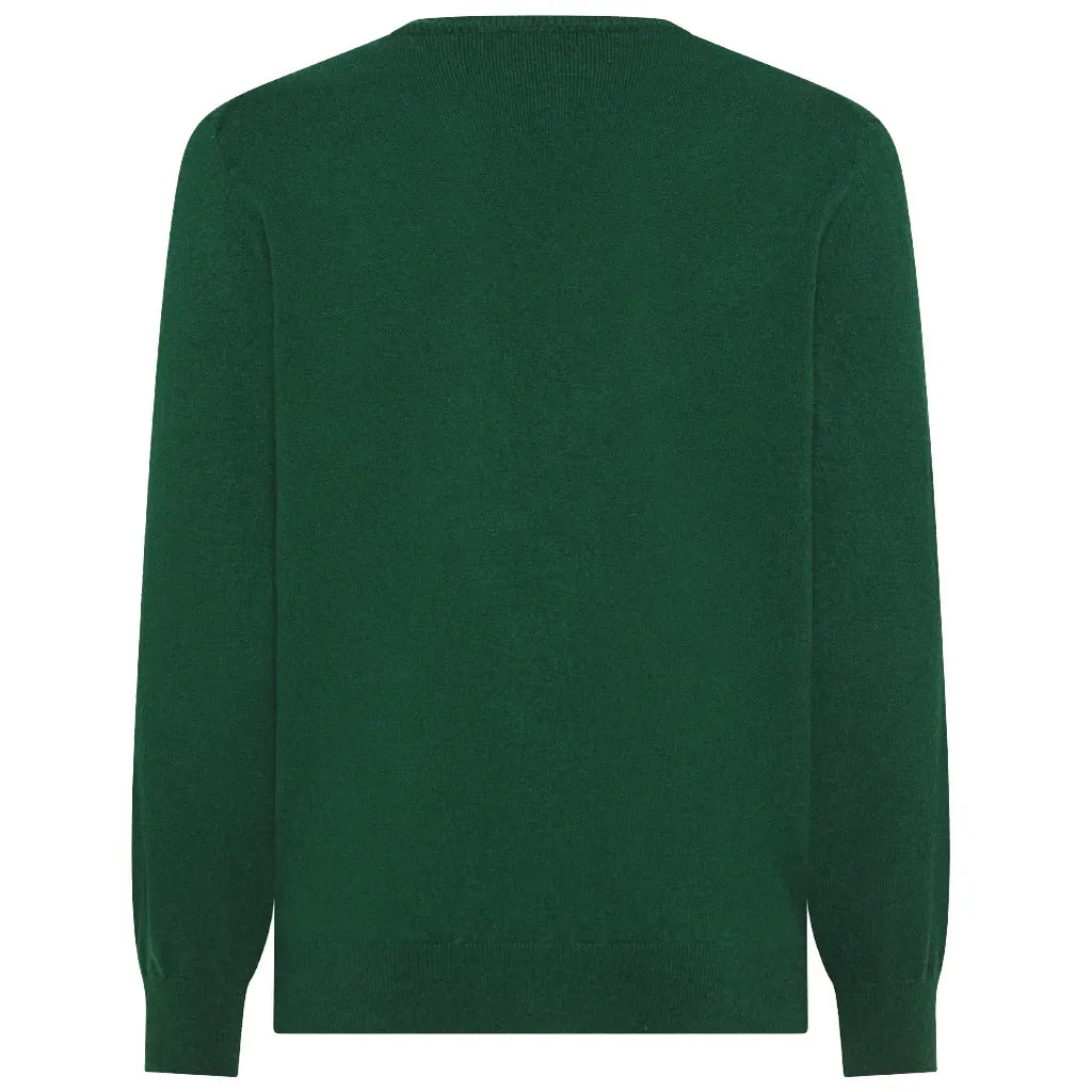 emilio romanelli - Sweaters - 87101-scolloV-130verde sold by Siebentaschen product image thumbnail 2