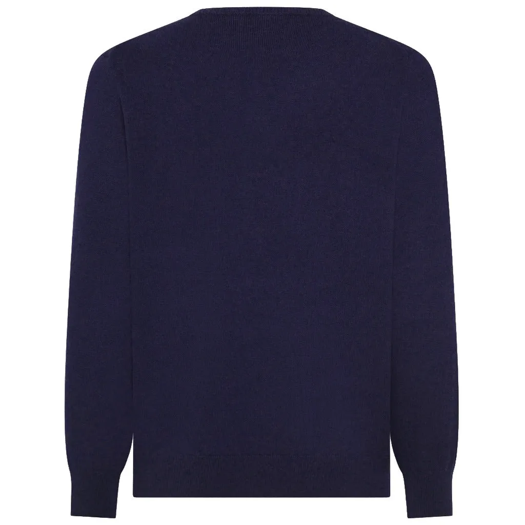 emilio romanelli - Sweaters - 87101-scolloV-135notte sold by Siebentaschen product image thumbnail 2
