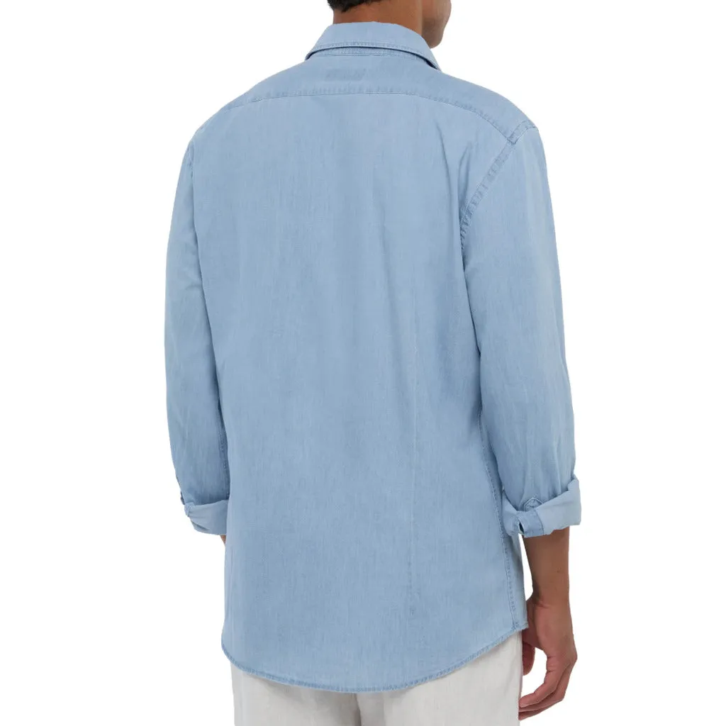 mc2 saint barth - Shirts - sbcm-pamp-azzurro sold by Siebentaschen product image thumbnail 2