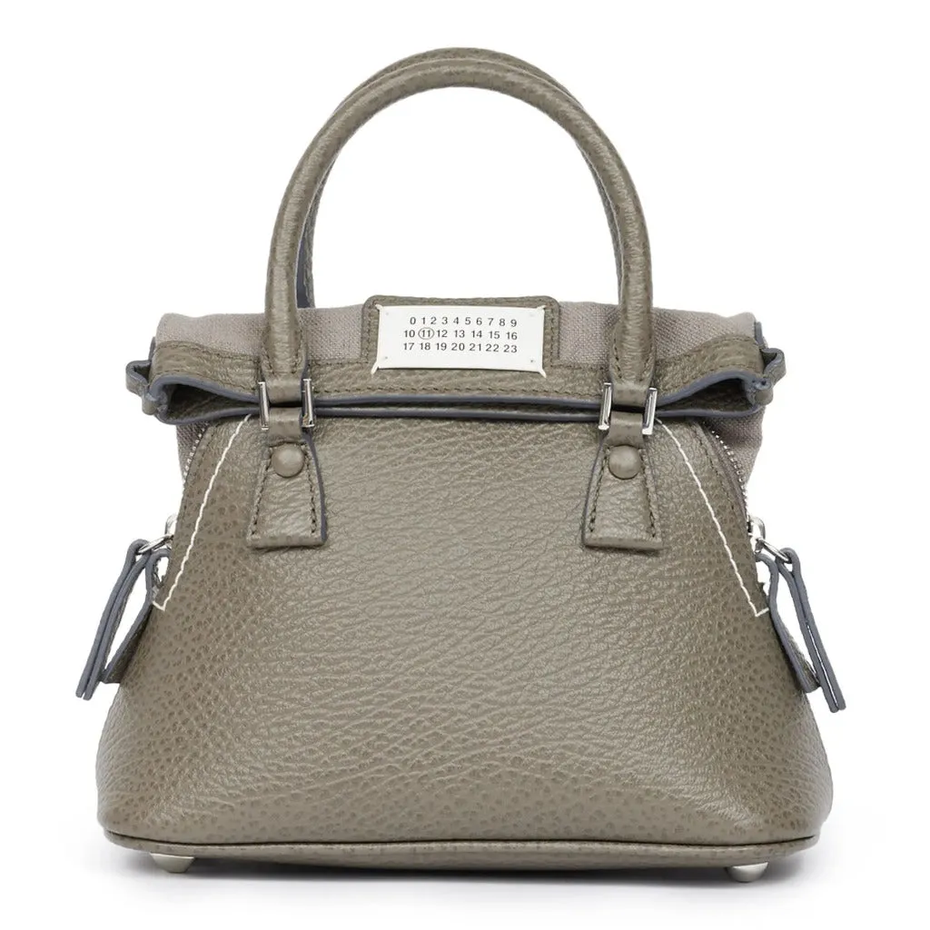 maison margiela - Handbags - 5ACmini-classique-grigio sold by Siebentaschen
