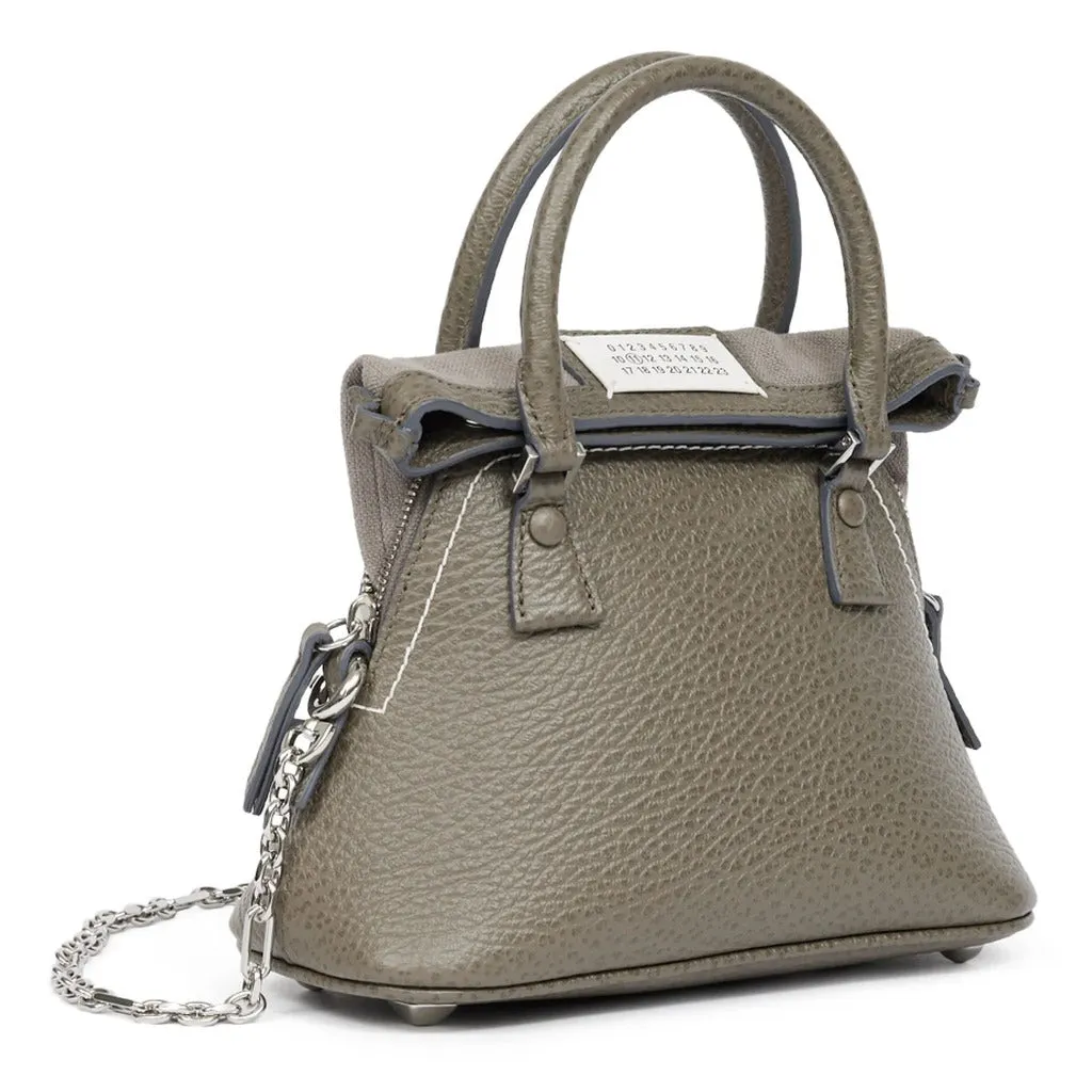 maison margiela - Handbags - 5ACmini-classique-grigio sold by Siebentaschen product image thumbnail 3