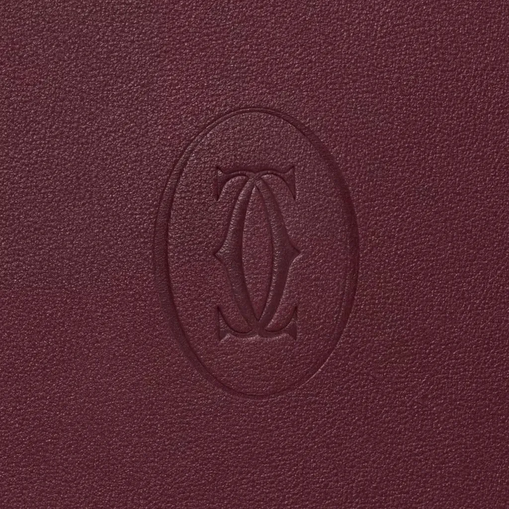 cartier - Clutch bags - pochette-cartier-burgundy sold by Siebentaschen product image thumbnail 4