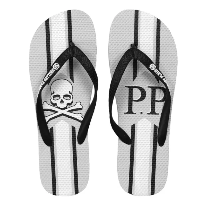 philipp plein - Flip-Flops - imps903_94d-grey sold by Siebentaschen