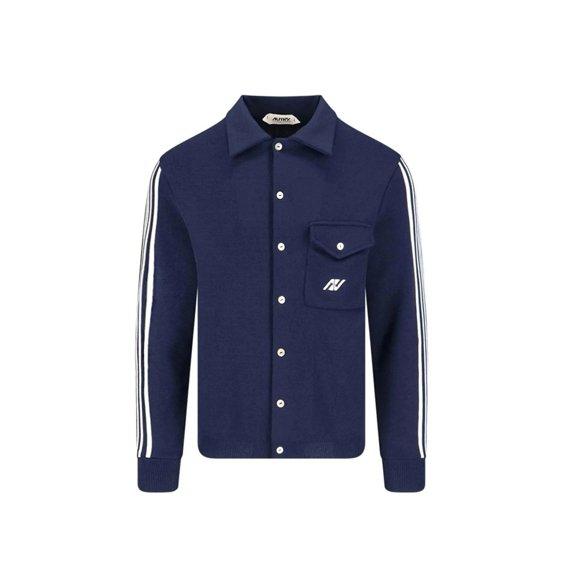 AUTRY Side Stripe Cardigan sold by Siebentaschen