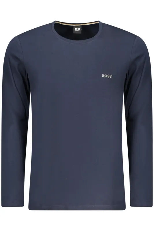 BOSS MEN S LONG-SLEEVED T-SHIRT, BLUE sold by Siebentaschen