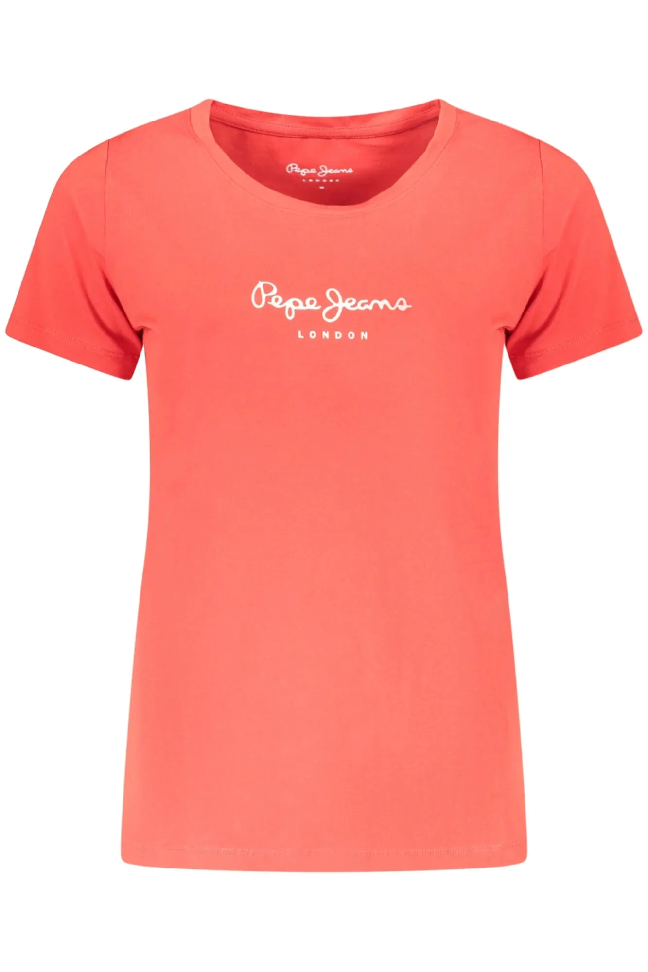 PEPE JEANS WOMEN S SHORT-SLEEVED T-SHIRT, RED sold by Siebentaschen