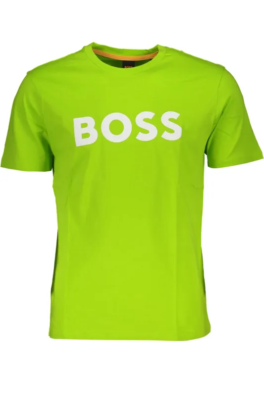 HUGO BOSS GREEN MEN S SHORT SLEEVED T-SHIRT sold by Siebentaschen