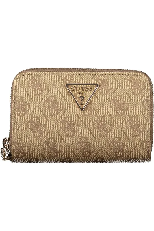 GUESS JEANS WOMEN S WALLET BEIGE sold by Siebentaschen