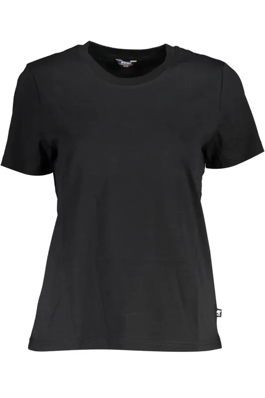 K-WAY SHORT SLEEVE T-SHIRT WOMEN BLACK made by K-Way