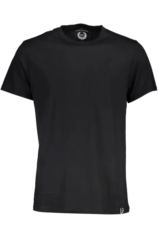 GIAN MARCO VENTURI BLACK MAN SHORT SLEEVE T-SHIRT sold by Siebentaschen
