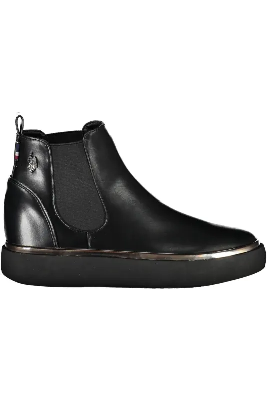 US POLO BEST PRICE SHOE BOOT WOMAN BLACK sold by Siebentaschen