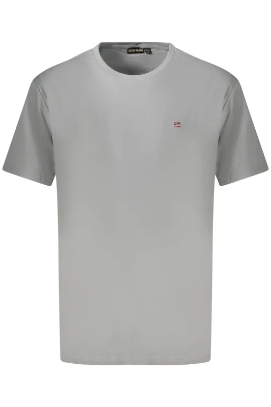 NAPAPIJRI MEN S SHORT-SLEEVE T-SHIRT GREY made by Napapijri
