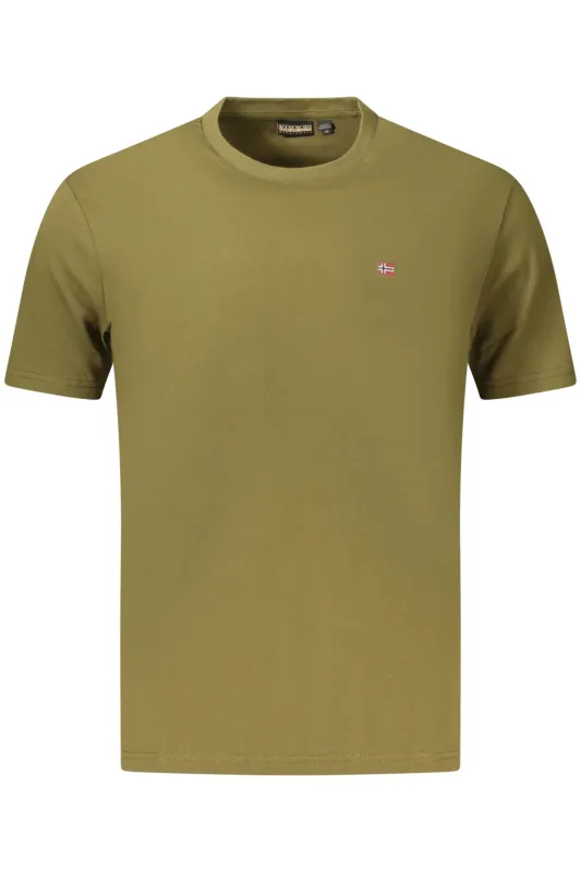 NAPAPIJRI MEN S SHORT-SLEEVED T-SHIRT GREEN sold by Siebentaschen