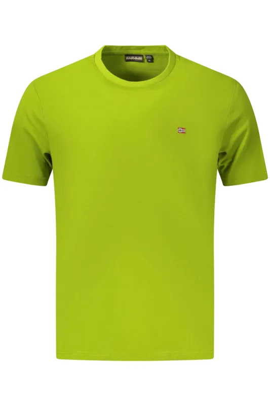 NAPAPIJRI MEN S SHORT-SLEEVED T-SHIRT GREEN sold by Siebentaschen